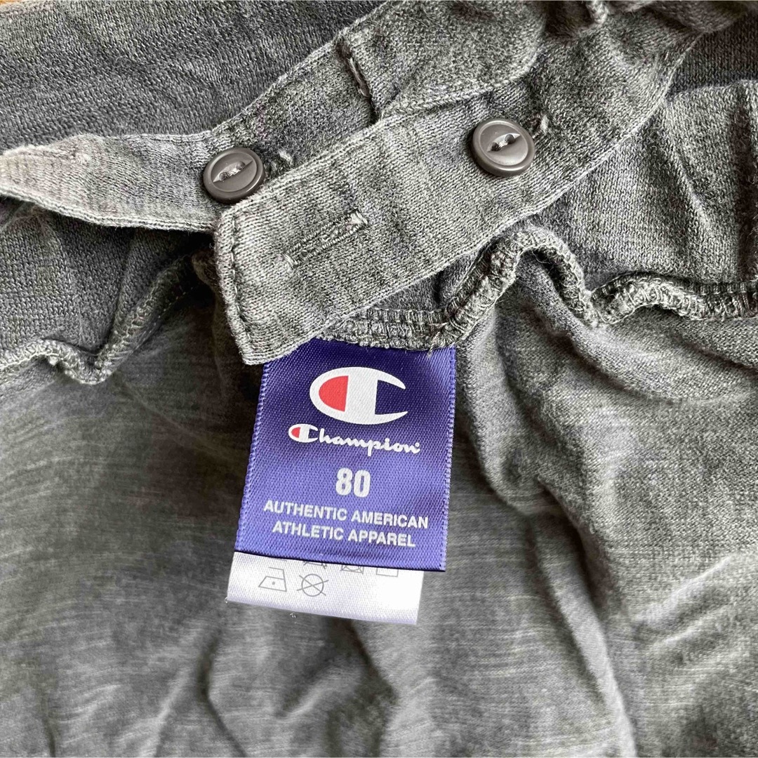 Champion(チャンピオン)のchampion サロペット ベビー キッズ/ベビー/マタニティのベビー服(~85cm)(ロンパース)の商品写真