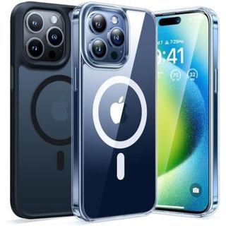 【極限耐黄変！Magsafe対応TORRAS iPhone15 pro用クリア 