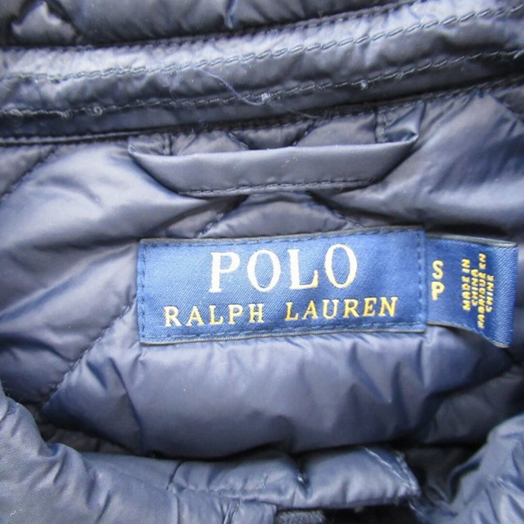 POLO RALPH LAUREN(ポロラルフローレン)の美品 ポロ ラルフローレン キルティングジャケット ナイロン フライフロント メンズのジャケット/アウター(ブルゾン)の商品写真