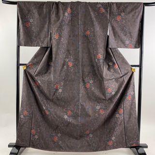 紬 身丈165.5cm 裄丈68cm 正絹 美品 名品 【中古】(着物)