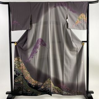 訪問着 身丈162cm 裄丈66cm 正絹 美品 名品 【中古】(着物)