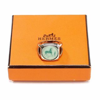 エルメス(Hermes)のB243-192 HERMES コロゾ リング 指輪 約 10号 箱付き カラー シルバー メンズ レディース アクセサリー エルメス (リング(指輪))