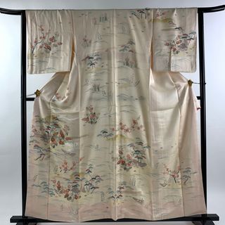 訪問着 身丈158cm 裄丈64.5cm 正絹 優品 【中古】(着物)