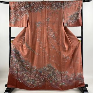 訪問着 身丈163cm 裄丈66cm 正絹 美品 名品 【中古】(着物)