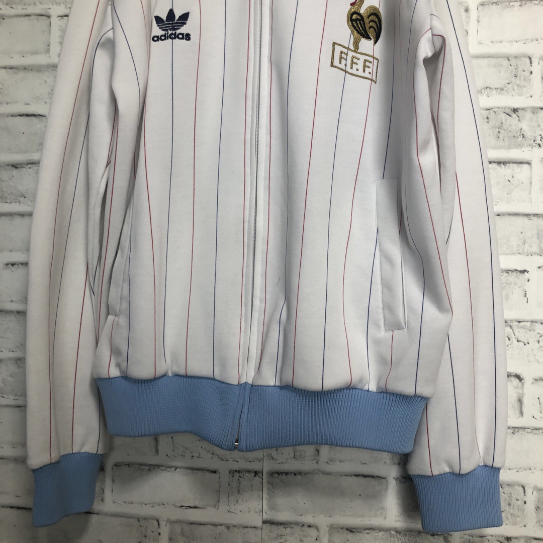 Originals（adidas）(オリジナルス)の希少4XL⭐️adidas トラックジャケット フランス代表 vintage白青 メンズのトップス(ジャージ)の商品写真