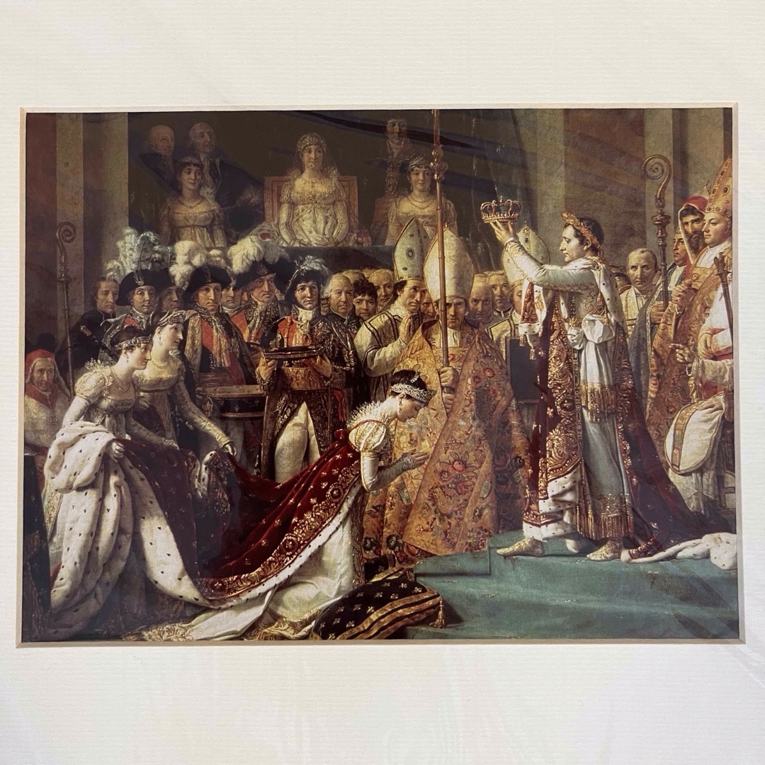未開封 ルイ・ダヴィッド ナポレオン一世の戴冠式と皇妃ジョゼフィーヌの戴冠 印刷 エンタメ/ホビーの美術品/アンティーク(絵画/タペストリー)の商品写真
