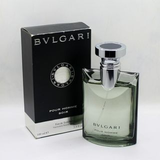 ブルガリ(BVLGARI)の本物 正規品 ブルガリプールオムソワール 100ml BVLGARI SOIR(香水(男性用))