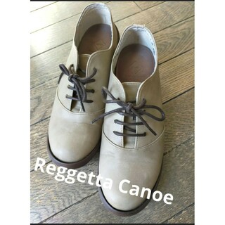 Regetta Canoe - 【美品】リゲッタカヌー レースアップ パンプス Lサイズ