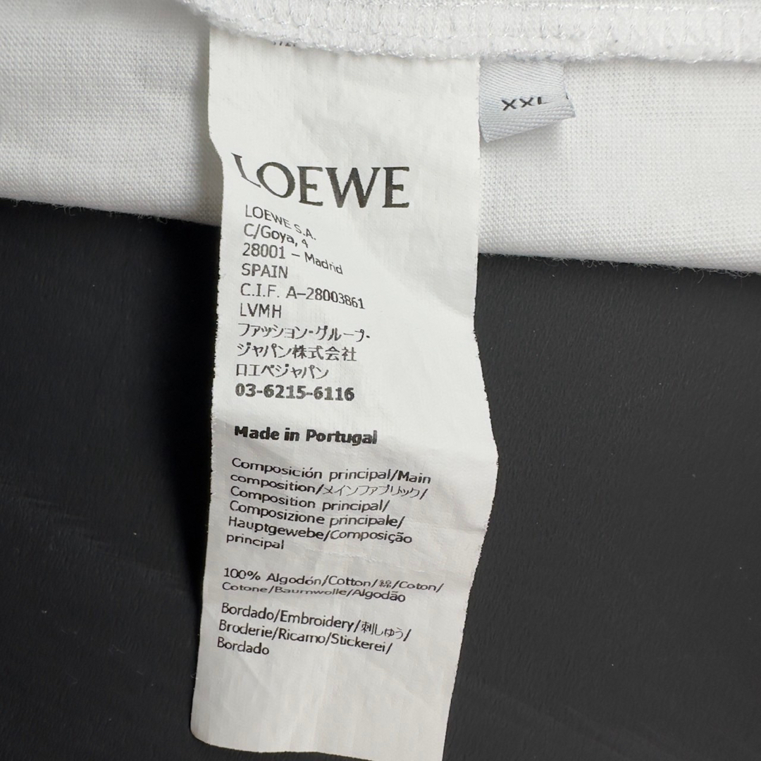 LOEWE(ロエベ)のロエベ アナグラム プリント クルーネック Tシャツ XXL メンズのトップス(Tシャツ/カットソー(半袖/袖なし))の商品写真