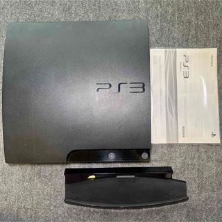 プレイステーション3(PlayStation3)の【動作済み】PS3 CECH-3000A 本体 純正スタンド 説明書 プレステ3(家庭用ゲーム機本体)