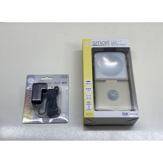 ムサシ RITEX LEDセンサーライト ＆ 専用ACアダプター(蛍光灯/電球)