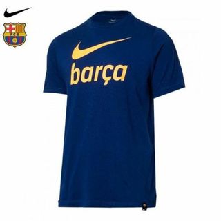 ナイキ(NIKE)の★送料無料★UK直輸入★ナイキ★FCバルセロナ SW Tシャツ★青橙/M★(ウェア)