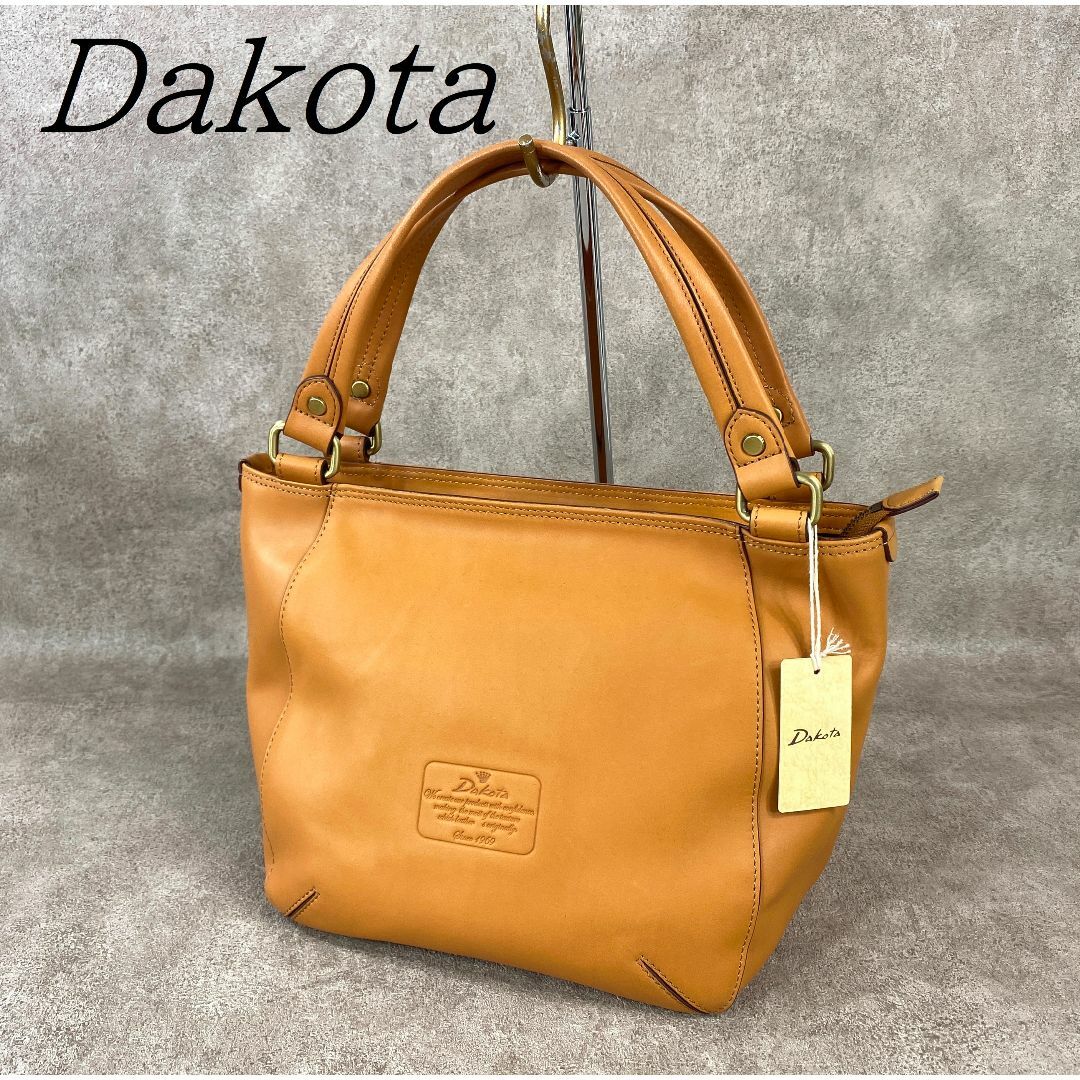 Dakota(ダコタ)のDAKOTA ダコタ  牛革 トートバッグ キャメル レディースのバッグ(ハンドバッグ)の商品写真