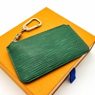 ルイヴィトン(LOUIS VUITTON)の【美品】ルイヴィトン　ポシェットクレ　エピ　コインケース　小銭入れ　緑(コインケース/小銭入れ)