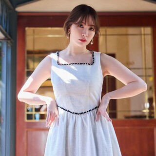 ハーリップトゥ(Her lip to)のMonaco Tweed Dress(ロングワンピース/マキシワンピース)