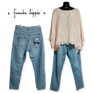 franche lippee - franche lippee black✨くまさん❤もくもくデニム