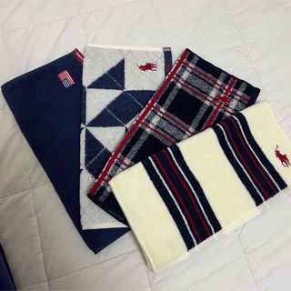 ラルフローレン(Ralph Lauren)のラルフローレン　タオルハンカチ4枚(ハンカチ)