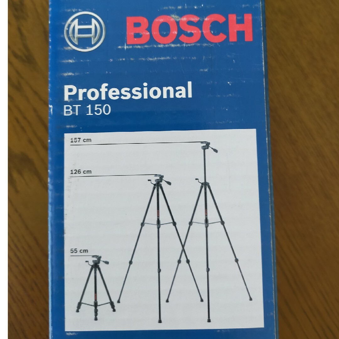 BOSCH(ボッシュ)のBOSCH ボッシュ 軽量アルミ三脚 BT150 未開封品 自動車/バイクのバイク(工具)の商品写真