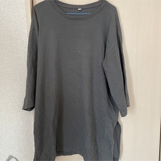 ユニクロ(UNIQLO)のユニクロ UNIQLO XL スリット 7分袖 Tシャツ(シャツ/ブラウス(長袖/七分))