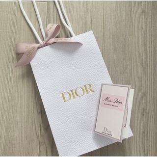 Dior ブルーミングブーケ　ショッパー　リボン