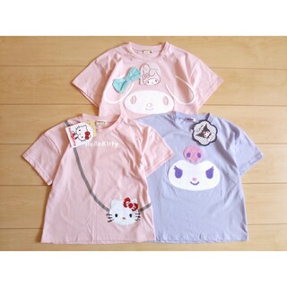 サンリオ(サンリオ)の子供服Sanrio*半袖Ｔシャツ*送料無料キッズ*春夏サンリオ*マイメロちゃんク(Tシャツ/カットソー)