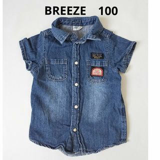 ブリーズ(BREEZE)のBREEZE  デニム生地 シャツ 男の子 100(Tシャツ/カットソー)