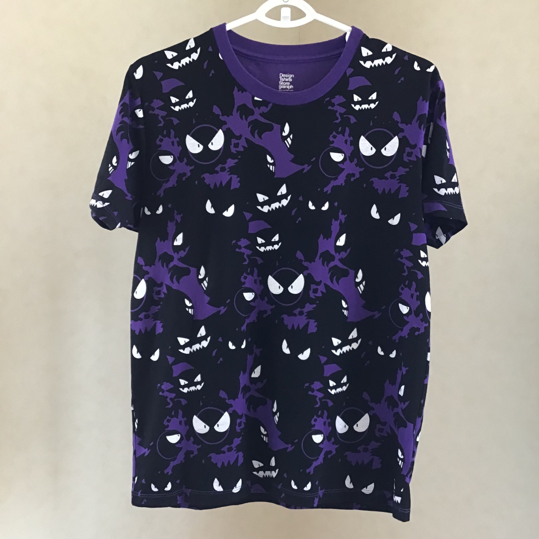Design Tshirts Store graniph(グラニフ)のグラニフ graniph Tシャツ ゴーストタイプ パターン レディースのトップス(Tシャツ(半袖/袖なし))の商品写真