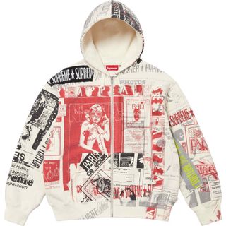 Supreme - 【L】Collage Zip Up Hooded Sweatshirt