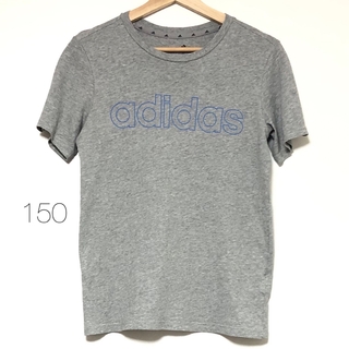 アディダス(adidas)のadidas アディダス 半袖 Tシャツ ジュニア 150サイズ グレー(Tシャツ/カットソー)