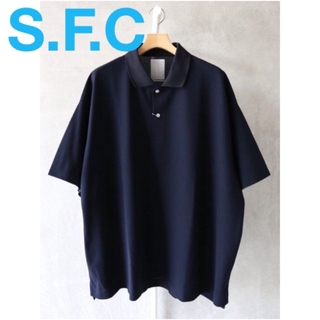 1LDK SELECT - S.F.C BIG POLO NAVY Stripes For Creative