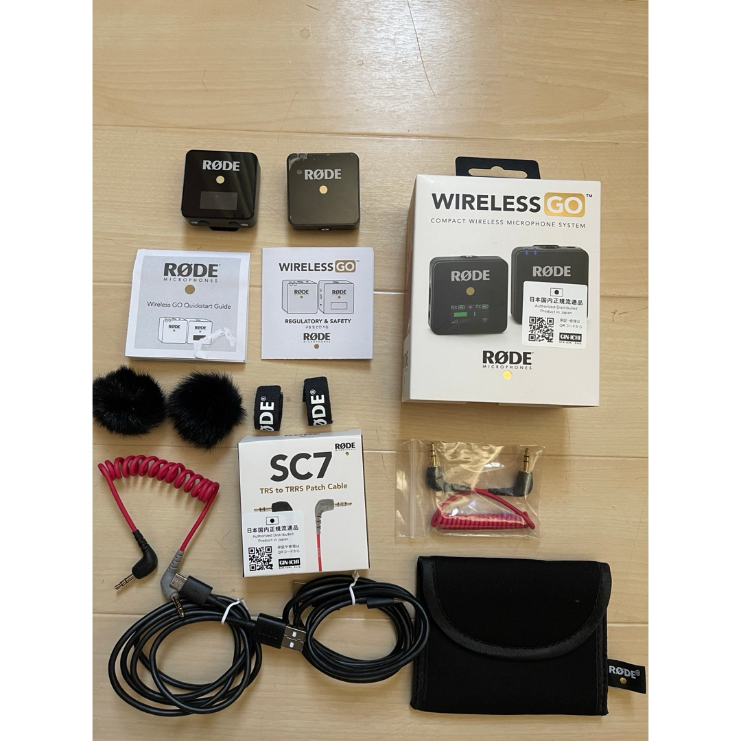 RODE ロード GO ワイヤレスマイク WIRELESS スマホ/家電/カメラのオーディオ機器(ヘッドフォン/イヤフォン)の商品写真