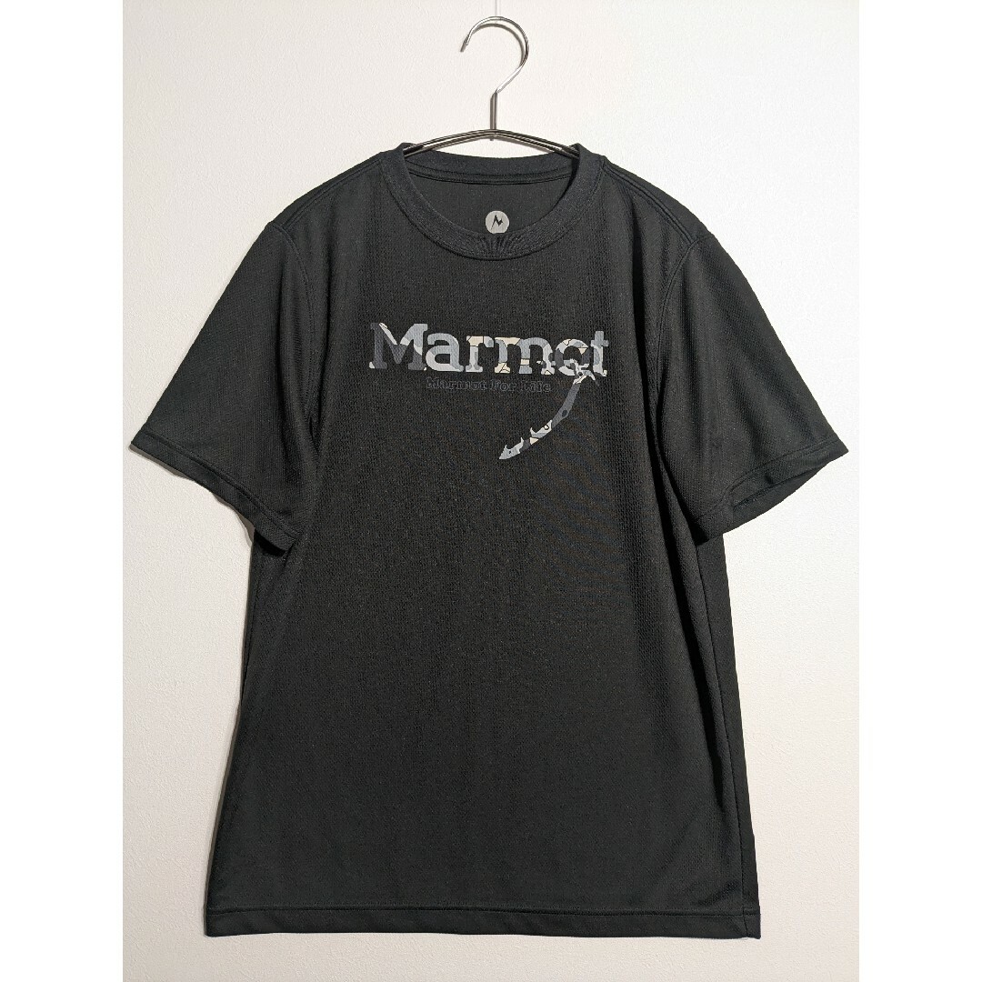 MARMOT(マーモット)のマーモット ICE AXE MARMOT LOGO Tシャツ メンズ Sサイズ メンズのトップス(Tシャツ/カットソー(半袖/袖なし))の商品写真