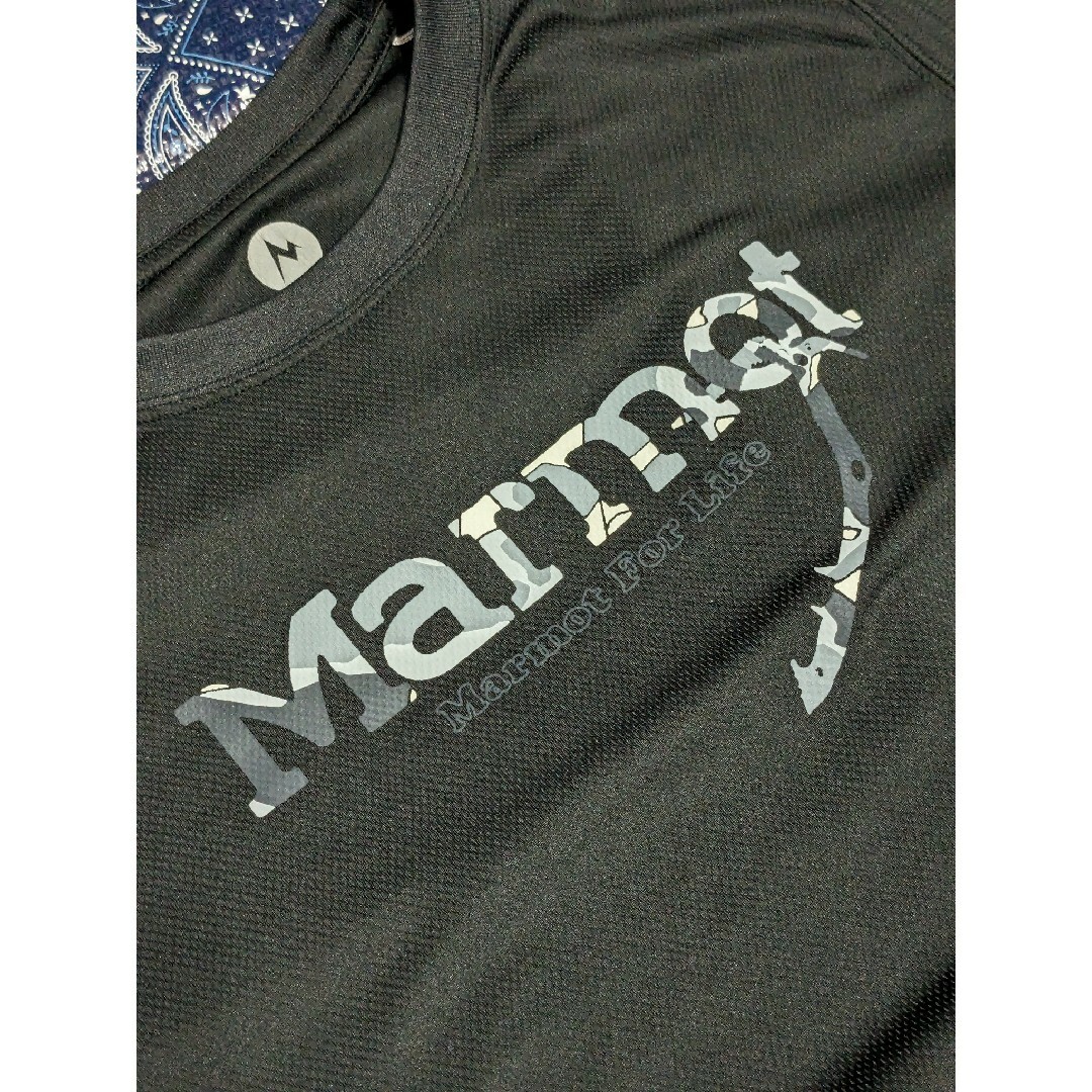 MARMOT(マーモット)のマーモット ICE AXE MARMOT LOGO Tシャツ メンズ Sサイズ メンズのトップス(Tシャツ/カットソー(半袖/袖なし))の商品写真