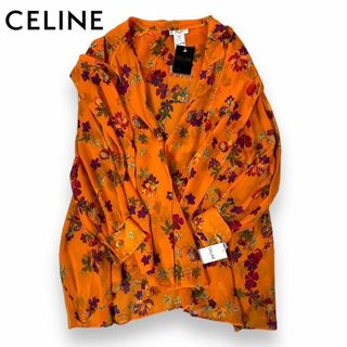 celine - 【未使用】CELINE シルク シャツ 40フランス製 ストールカフス付 タグ付