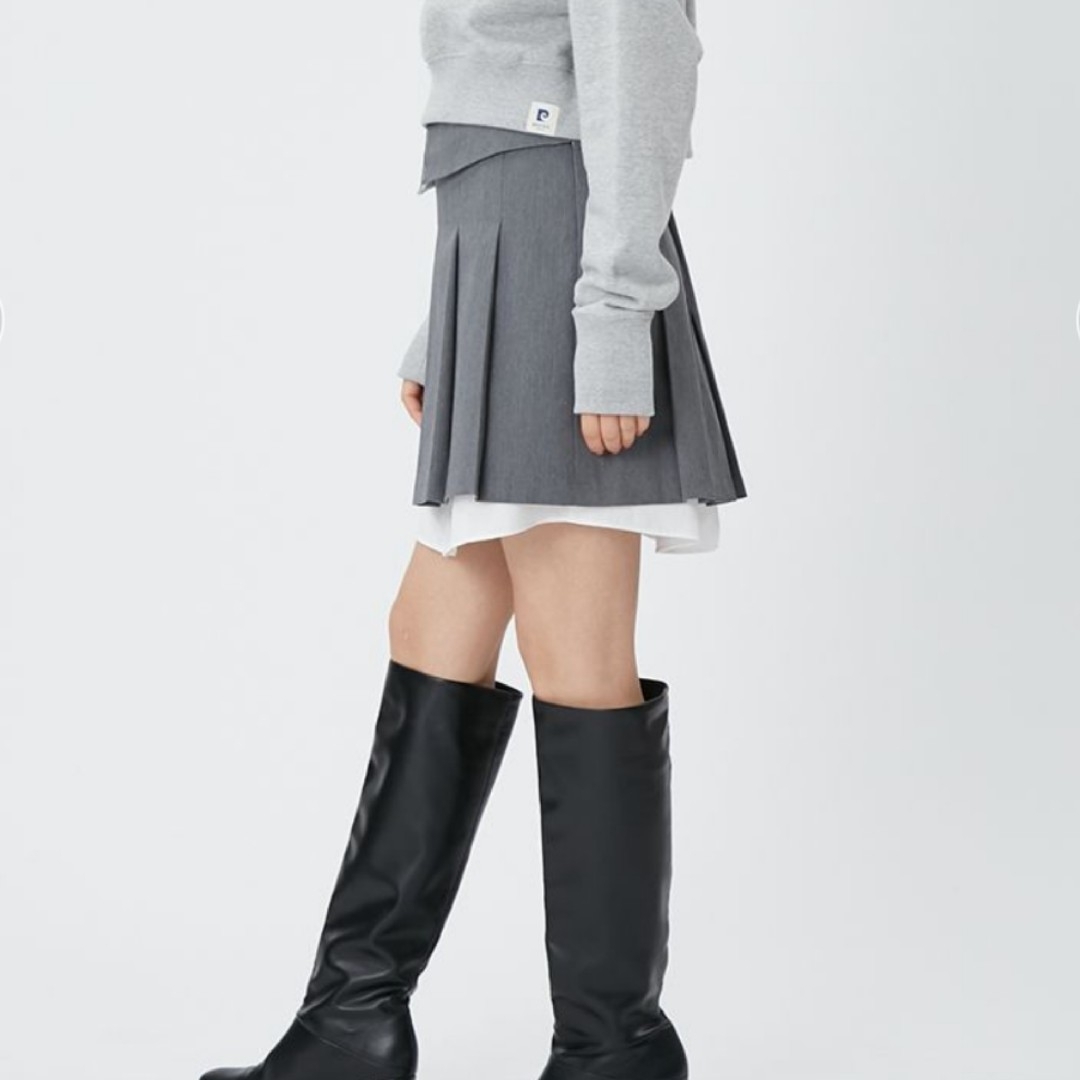 FRAY I.D - 【FRAY I.D×pierre cardin】シャツレイヤードミニ FRAY I.D - 【FRAY I.D×pierre cardin】シャツレイヤードミニ