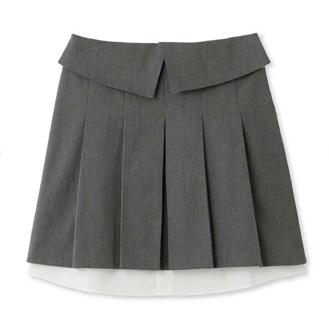 FRAY I.D - 【FRAY I.D×pierre cardin】シャツレイヤードミニ FRAY I.D - 【FRAY I.D×pierre cardin】シャツレイヤードミニ