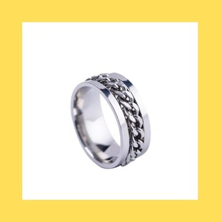 ユニセックス　メンズ　レディース　指輪　アクセ　ロック　シンプル　シルバー(リング(指輪))