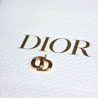 クリスチャンディオール(Christian Dior)のDior クリスチャンディオール CD ロゴ ネックレス トップ ゴールド(ネックレス)