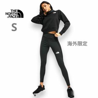 THE NORTH FACE - 【海外限定】 ノースフェイス レギンス レディース S ヨガ ロゴ ブラック 黒