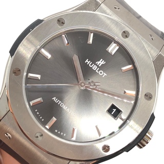 ウブロ(HUBLOT)の　ウブロ HUBLOT クラシックフュージョン　チタニウム　レーシンググレー 511.NX.7071.LR グレー文字盤 チタン メンズ 腕時計(その他)