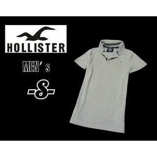 ホリスター(Hollister)のメンズS◇HOLLISTER◇半袖ポロシャツ gray(ポロシャツ)