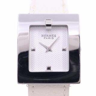 エルメス(Hermes)のエルメス ベルトウォッチ クォーツ レディース 腕時計 白文字盤 ベルト3本付 BE1.210(腕時計)