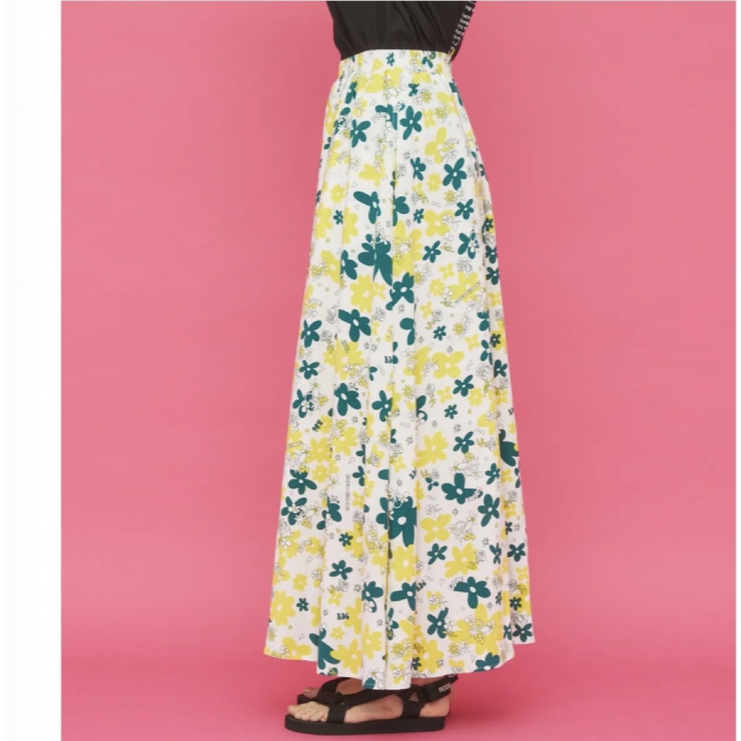 RODEO CROWNS WIDE BOWL(ロデオクラウンズワイドボウル)のロデオクラウンズワイドボウル 0528 MATT FLOWER スカート レディースのスカート(ロングスカート)の商品写真