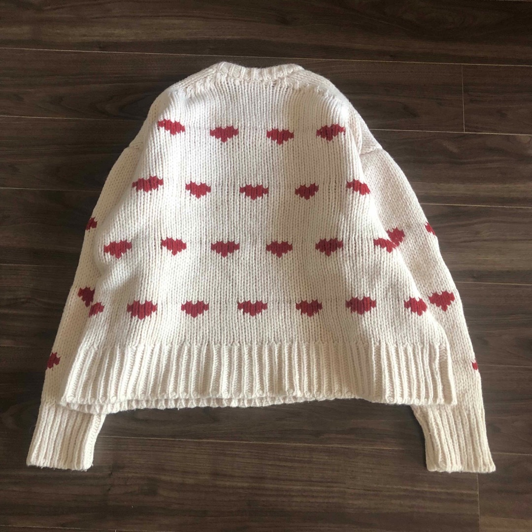 nknit ♡ knit ライン ハート ニット ハート柄の通販 by kayo's nknit ♡ knit ライン ハート ニット ハート柄の通販 by kayo's