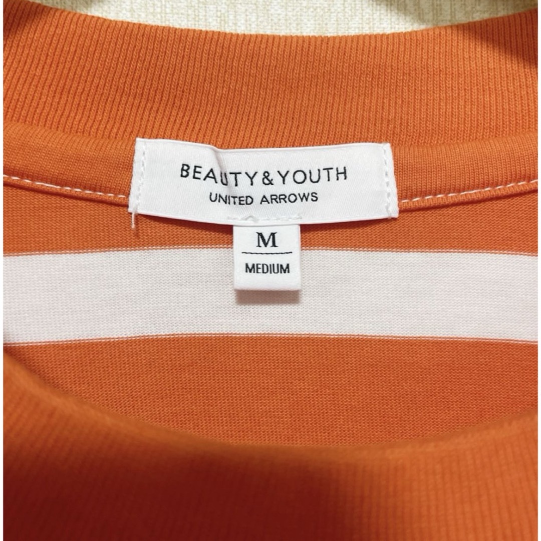 BEAUTY&YOUTH UNITED ARROWS(ビューティアンドユースユナイテッドアローズ)の美品　BEAUTY&YOUTH ボーダーロンT レディースのトップス(Tシャツ(長袖/七分))の商品写真
