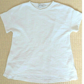 TSボタニカルティーS/S カットソー半袖　オフホワイト色(Tシャツ(半袖/袖なし))