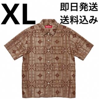 Supreme - XL 送料込みSupreme Tray Jacquard S/S Shirt