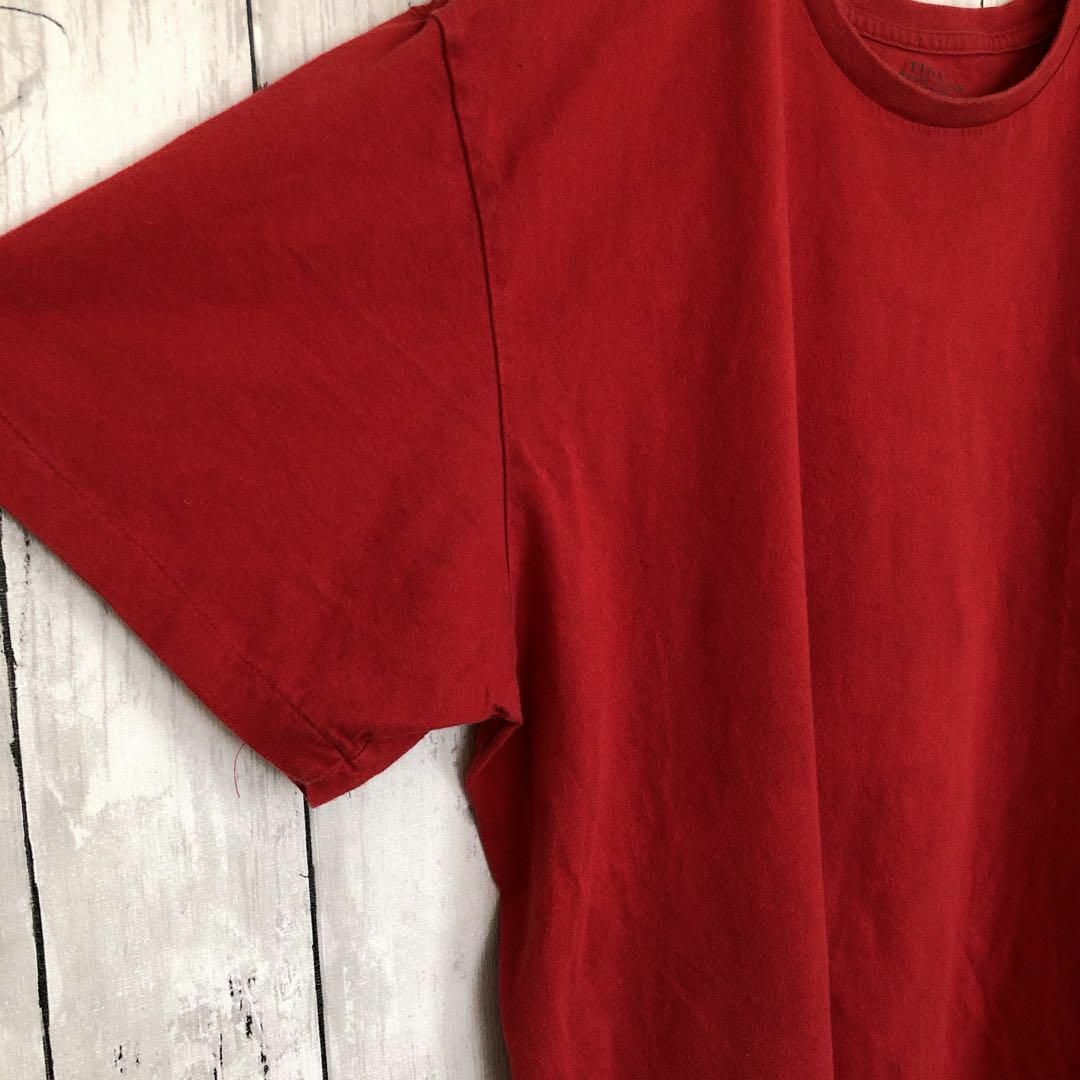 POLO RALPH LAUREN(ポロラルフローレン)のラルフローレン　半袖Ｔシャツ　ポニー刺繍　サイズＸＬ　赤レッド　メンズ　古着 メンズのトップス(Tシャツ/カットソー(半袖/袖なし))の商品写真