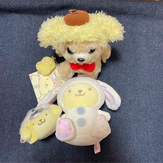 サンリオ(サンリオ)の専用　ポムポムプリン  サンリオ　ぬいぐるみマスコットセット(キャラクターグッズ)