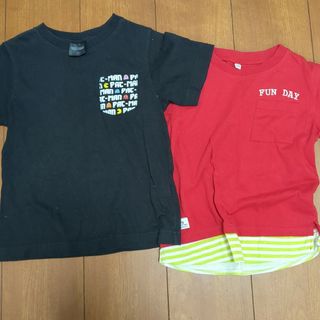 ジーユー(GU)の【2枚】Tシャツ2枚セット　サイズ120(Tシャツ/カットソー)